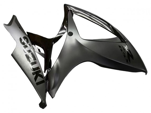 Billigste Suzuki GSXR 600/750 Motorrad Verkleidung 2006-2007 - Glanzendes Schwarz Matt Schwarz