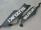 Billigste Suzuki GSXR 600/750 Motorrad Verkleidung 2006-2007 - Matt Schwarz