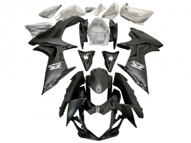 Billigste Suzuki GSXR 600/750 Motorrad Verkleidung 2011-2024 - Matt Schwarz