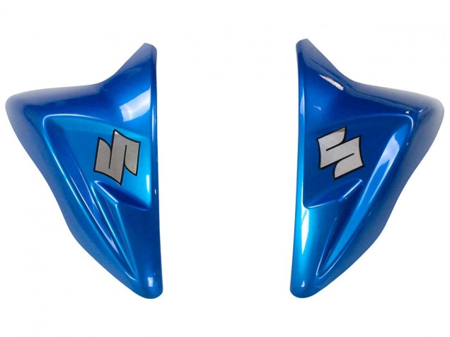 Billigste Suzuki GSXR 600/750 Motorrad Verkleidung 2011-2024 - Blau Weiss