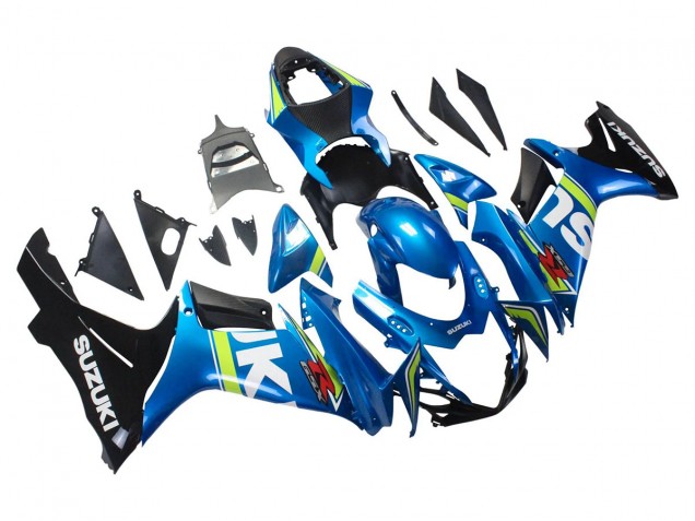 Billigste Suzuki GSXR 600/750 Motorrad Verkleidung 2011-2024 - Blau Weiss Grun Schwarz