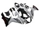 Billigste Suzuki GSXR 600/750 Motorrad Verkleidung 2011-2024 - Weiss Glanzendes Schwarz