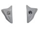 Billigste Suzuki GSXR 600/750 Motorrad Verkleidung 2011-2024 - Weiss Glanzendes Schwarz