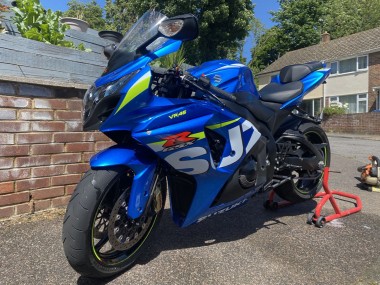 Billigste Suzuki GSXR 1000 Motorrad Verkleidung 2009-2016 - Blau Grun Weiss