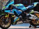 Billigste Yamaha YZF R1 Motorrad Verkleidung 2015-2019 - Blau Gelb Hai
