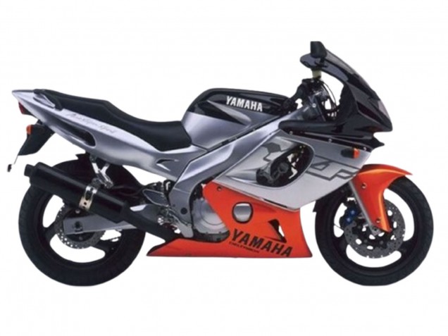 Billigste Yamaha YZF600R Thundercat Motorrad Verkleidung 1996-2007 - Grau Orange Schwarz