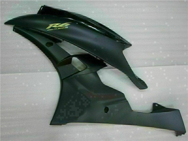 R6 06-07 Motorrad Verkleidungen - Matt Schwarz R6 06-07 Motorrad Verkleidungen - Matt Schwarz