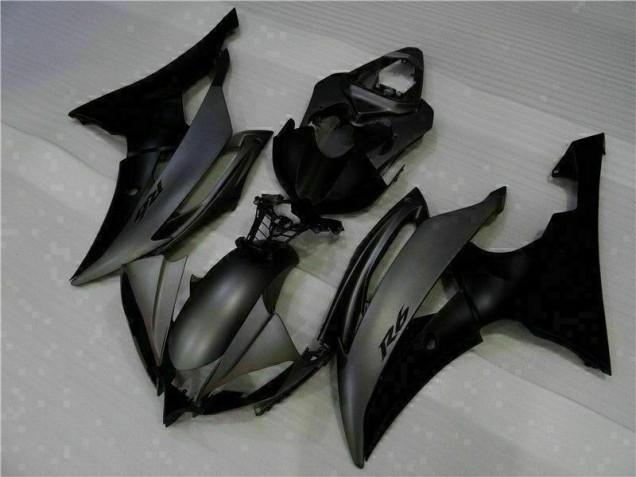 R6 08-16 Motorrad Vollverkleidung - Matt Schwarz R6 08-16 Motorrad Vollverkleidung - Matt Schwarz