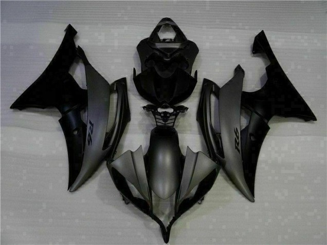 R6 08-16 Motorrad Vollverkleidung - Matt Schwarz R6 08-16 Motorrad Vollverkleidung - Matt Schwarz