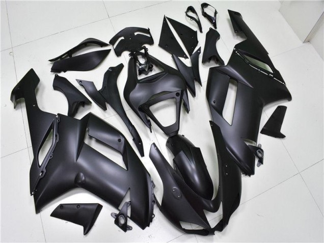 ZX6R 07-08 Motorrad Verkleidungen - Matt Schwarz ZX6R 07-08 Motorrad Verkleidungen - Matt Schwarz