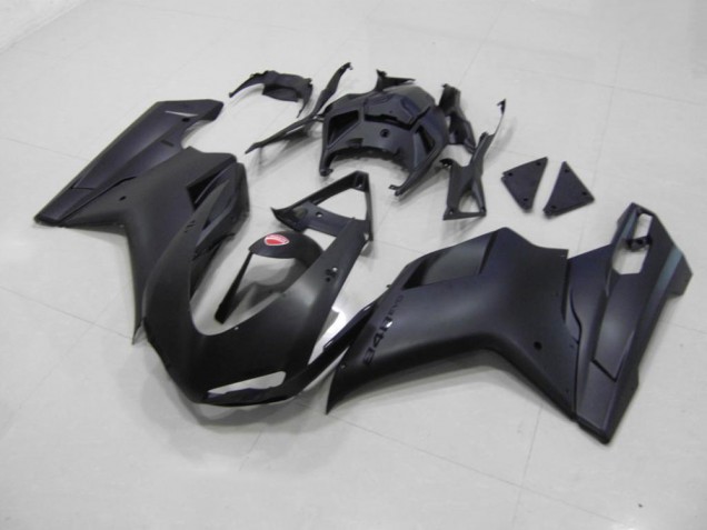 Ducati 848 1098 1198 07-14 Motorrad Verkleidungen - Matt Schwarzer schwarzer Aufkleber Ducati 848 1098 1198 07-14 Motorrad Verkleidungen - Matt Schwarzer schwarzer Aufkleber