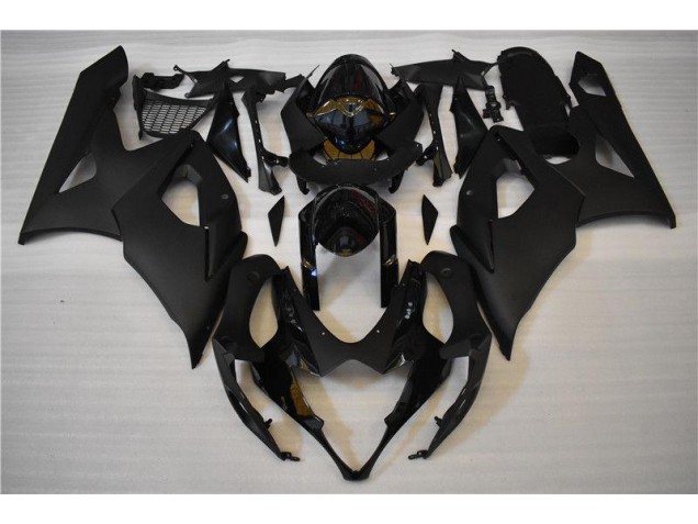GSXR 1000 K5 05-06 Motorrad Verkleidungen - Matt schwarz Glänzend GSXR 1000 K5 05-06 Motorrad Verkleidungen - Matt schwarz Glänzend