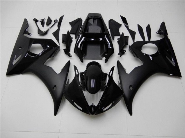 R6 03-05 Motorrad Verkleidungen - Matt schwarz Glänzend R6 03-05 Motorrad Verkleidungen - Matt schwarz Glänzend