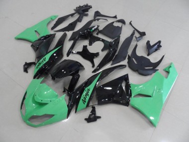 ZX6R 09-12 Motorrad Verkleidungen - Metallic Grün