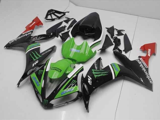 R1 04-06 Motorrad Verkleidungen - Monster Grün R1 04-06 Motorrad Verkleidungen - Monster Grün