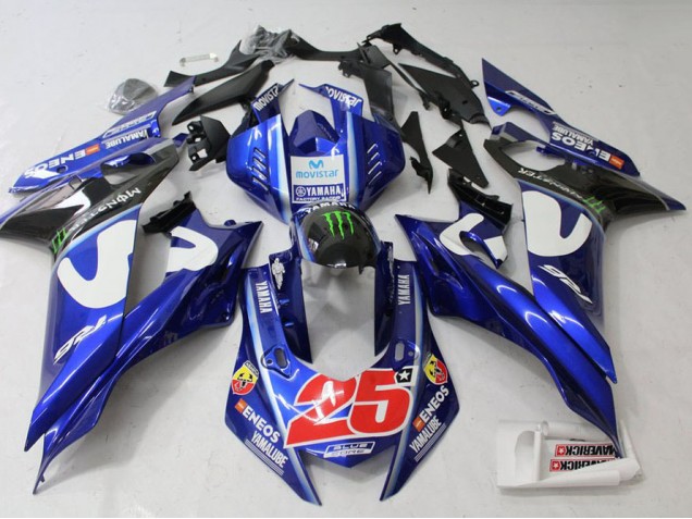R6 17-23 Motorrad Verkleidungen - Movistar R6 17-23 Motorrad Verkleidungen - Movistar