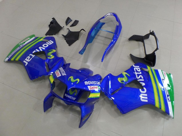 VFR 800 98-01 Motorrad Verkleidungen - Movistar VFR 800 98-01 Motorrad Verkleidungen - Movistar