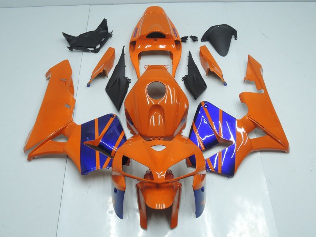 CBR 600 RR 05-06 Motorrad Verkleidungen - Orange Blau CBR 600 RR 05-06 Motorrad Verkleidungen - Orange Blau