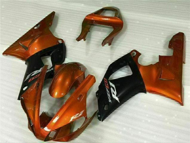 R1 00-01 Motorrad Verkleidung - Orange R1 00-01 Motorrad Verkleidung - Orange