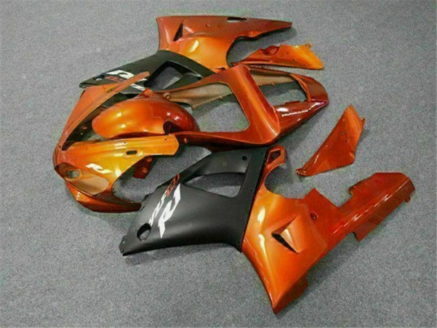 R1 00-01 Motorrad Vollverkleidung - Orange R1 00-01 Motorrad Vollverkleidung - Orange