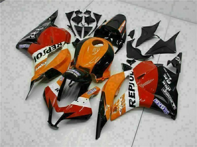CBR 600 RR 09-12 Motorrad Verkleidungen - Orange Repsol CBR 600 RR 09-12 Motorrad Verkleidungen - Orange Repsol