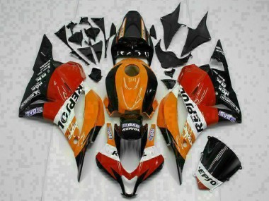 CBR 600 RR 09-12 Motorrad Verkleidungen - Orange Repsol