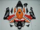 CBR 600 RR 03-04 Motorrad Verkleidungen - Orange Rot Schwarz Repsol CBR 600 RR 03-04 Motorrad Verkleidungen - Orange Rot Schwarz Repsol