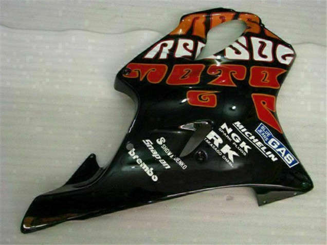 CBR 600 F4i 01-03 Motorrad Verkleidungen - Orange Schwarz CBR 600 F4i 01-03 Motorrad Verkleidungen - Orange Schwarz