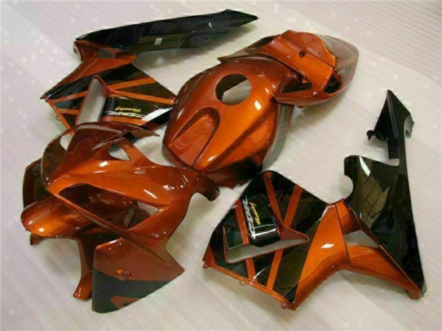 CBR 600 RR 05-06 Motorrad Verkleidung - Orange Schwarz CBR 600 RR 05-06 Motorrad Verkleidung - Orange Schwarz