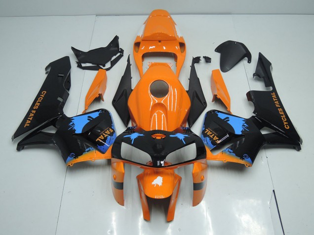 CBR 600 RR 05-06 Motorrad VollVerkleidungen & Plastik - Orange Schwarz CBR 600 RR 05-06 Motorrad VollVerkleidungen & Plastik - Orange Schwarz