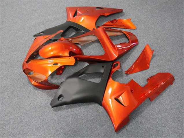 R1 00-01 Motorrad Verkleidungen - Orange Schwarz R1 00-01 Motorrad Verkleidungen - Orange Schwarz