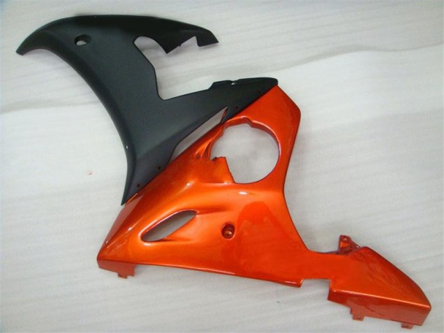 R6 03-05 Motorrad Verkleidungen - Orange Schwarz R6 03-05 Motorrad Verkleidungen - Orange Schwarz