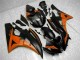 R6 06-07 Motorrad Verkleidungen - Orange Schwarz R6 06-07 Motorrad Verkleidungen - Orange Schwarz