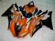 R6 08-16 Motorrad Verkleidungen - Orange Schwarz R6 08-16 Motorrad Verkleidungen - Orange Schwarz