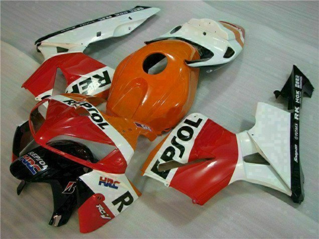 CBR 600 RR 05-06 Motorrad Verkleidungen - Orange Schwarz Repsol CBR 600 RR 05-06 Motorrad Verkleidungen - Orange Schwarz Repsol