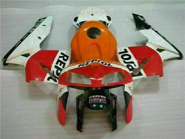 CBR 600 RR 05-06 Motorrad Verkleidungen - Orange Schwarz Repsol CBR 600 RR 05-06 Motorrad Verkleidungen - Orange Schwarz Repsol