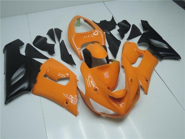 ZX6R 05-06 Motorrad Verkleidungen - Orange Schwarz ZX6R 05-06 Motorrad Verkleidungen - Orange Schwarz