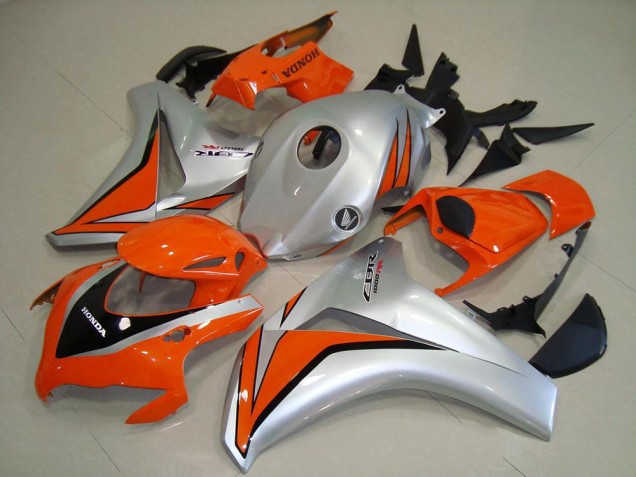 CBR 1000 RR 08-11 Motorrad Verkleidung - Orange Silber CBR 1000 RR 08-11 Motorrad Verkleidung - Orange Silber