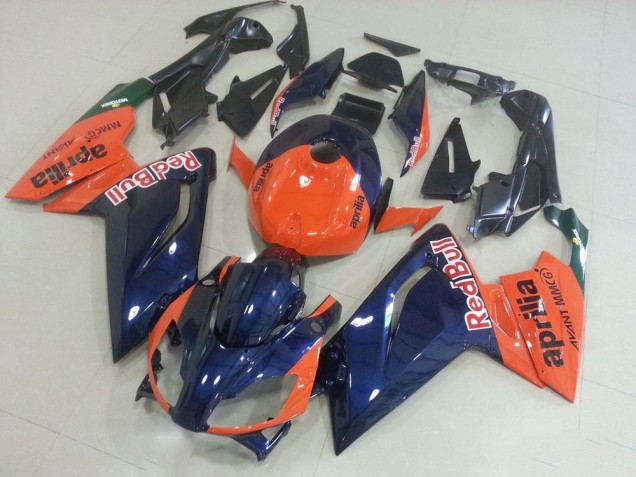 RS 125 06-11 Motorrad Verkleidungen - Orange und Dunkel blau RS 125 06-11 Motorrad Verkleidungen - Orange und Dunkel blau