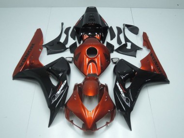 CBR 1000 RR 06-07 Motorrad Verkleidungen - Orange und Schwarz