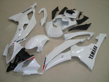 R6 08-16 Motorrad Vollverkleidung - Perl Weiß