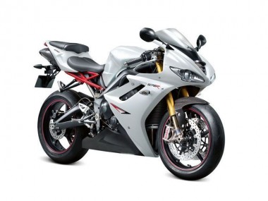 Daytona 675 Triple 09-12 Motorrad Verkleidungen - Perl Weiß Schwarz