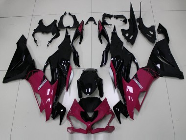 ZX6R 19-23 Motorrad Verkleidungen - Rosa Schwarz