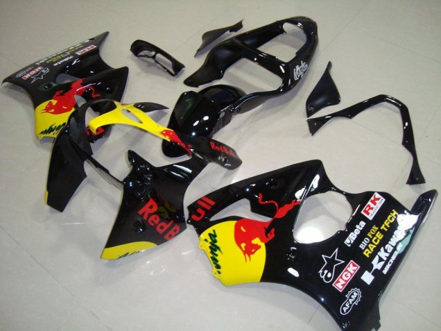 ZX6R 00-02 Motorrad Verkleidungen - Rot Bull ZX6R 00-02 Motorrad Verkleidungen - Rot Bull