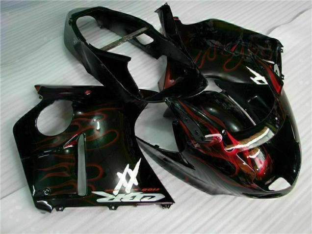 CBR 1100 XX 96-07 Motorrad Verkleidung - Rot Flamme CBR 1100 XX 96-07 Motorrad Verkleidung - Rot Flamme