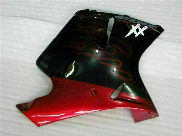 CBR 1100 XX 96-07 Motorrad Verkleidung - Rot Flamme CBR 1100 XX 96-07 Motorrad Verkleidung - Rot Flamme