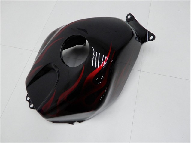 CBR 600 RR 05-06 Motorrad Verkleidungen - Rot Flamme Schwarz CBR 600 RR 05-06 Motorrad Verkleidungen - Rot Flamme Schwarz