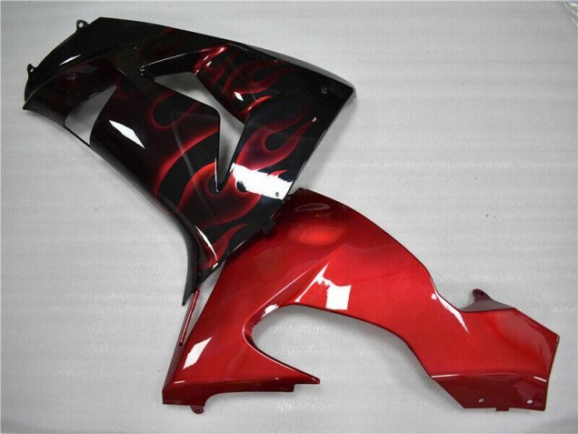 ZX10R 06-07 Motorrad Verkleidungen - Rot Flamme ZX10R 06-07 Motorrad Verkleidungen - Rot Flamme