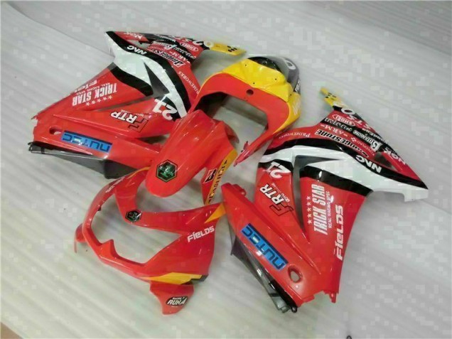 EX250 08-12 Motorrad Verkleidungen - Rot Gelb EX250 08-12 Motorrad Verkleidungen - Rot Gelb