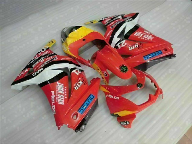 EX250 08-12 Motorrad Verkleidungen - Rot Gelb EX250 08-12 Motorrad Verkleidungen - Rot Gelb
